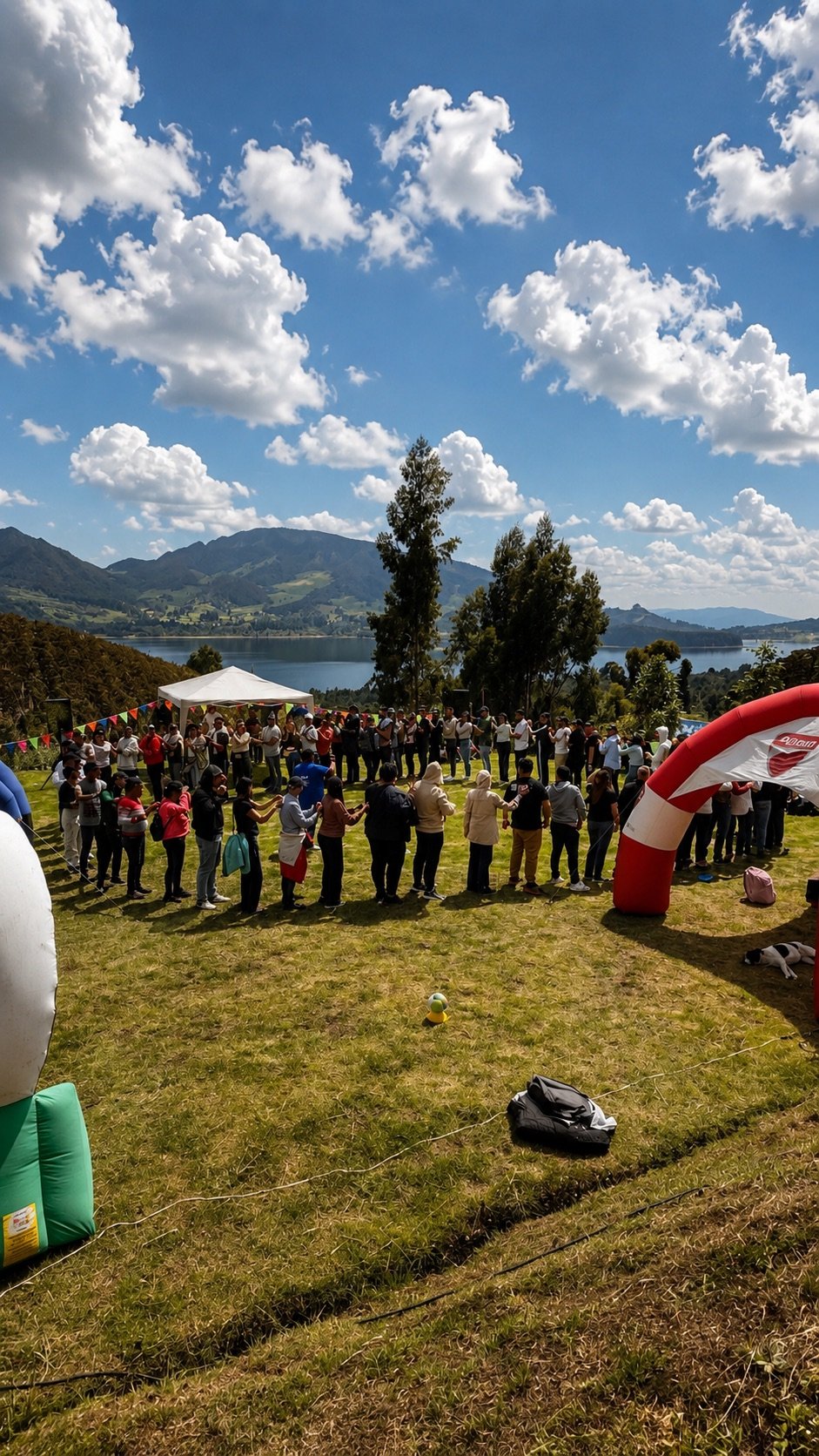 Evento corporativo en Fuga con vista al Embalse del Neusa